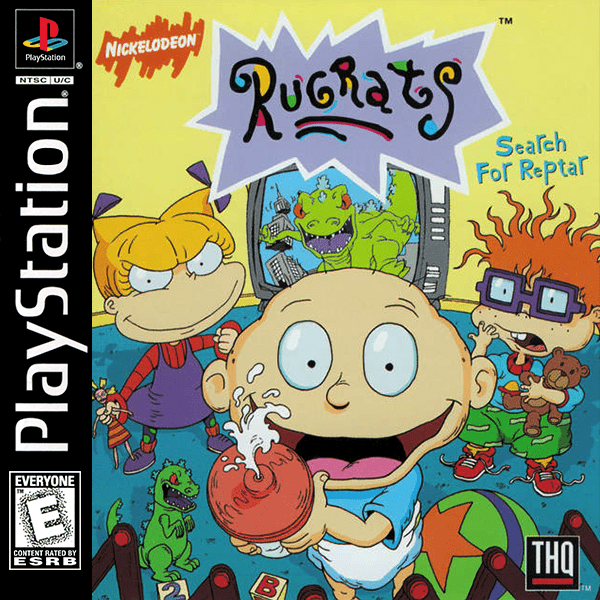 Rugrats Search for Reptar box art for Playstation